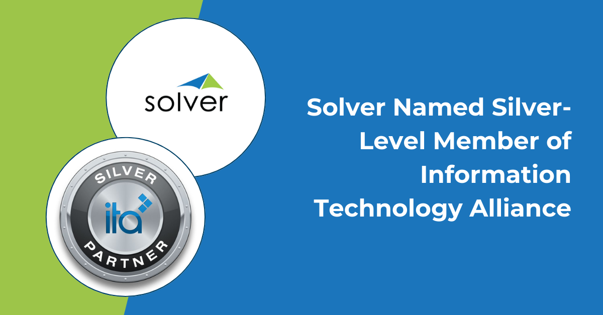 Solver Joins Information Technology Alliance (ITA) as a Silver ...